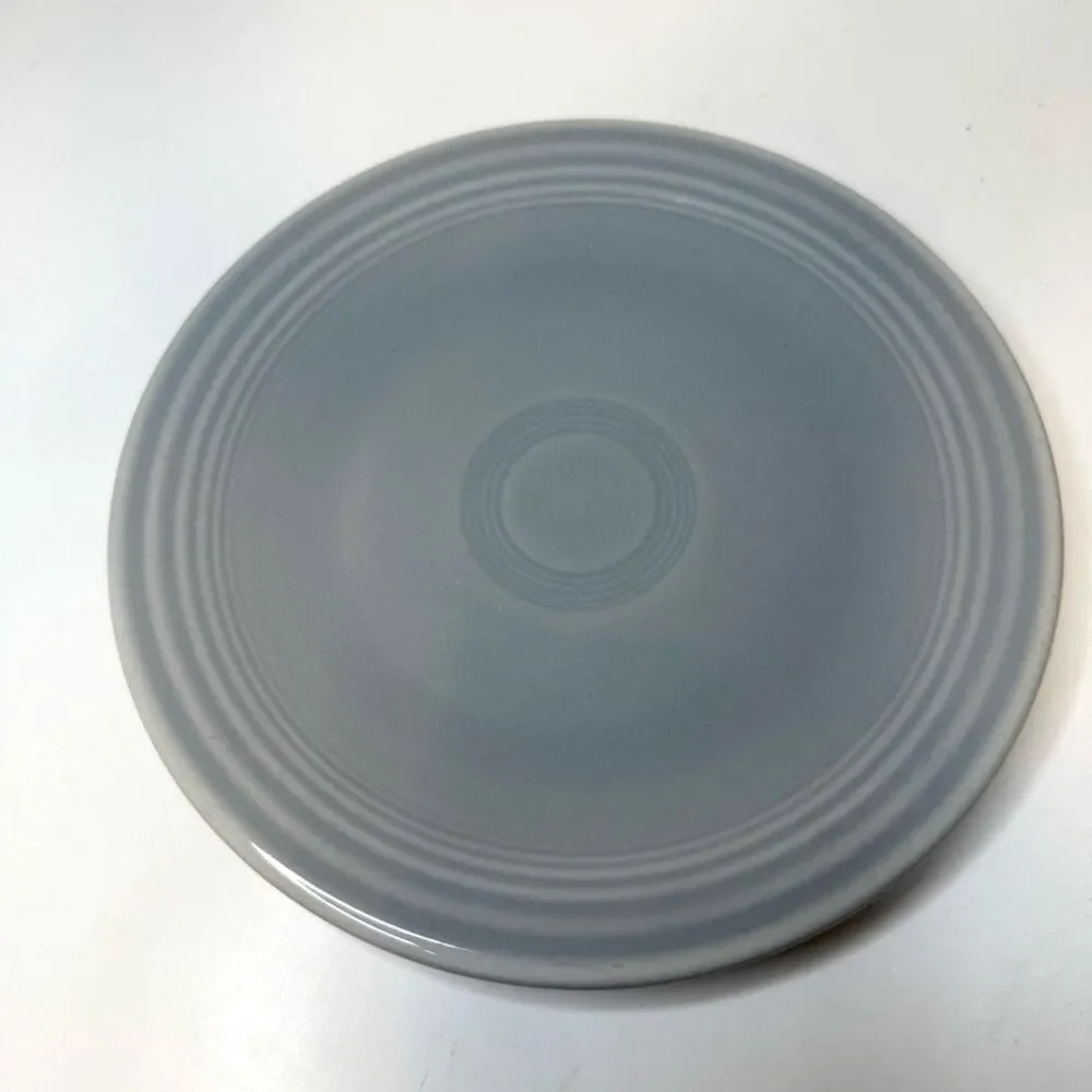 Vintage Fiesta Gray Bread Plate 6”
